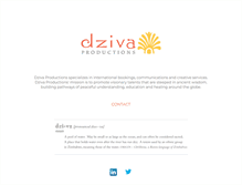 Tablet Screenshot of dzivaproductions.com